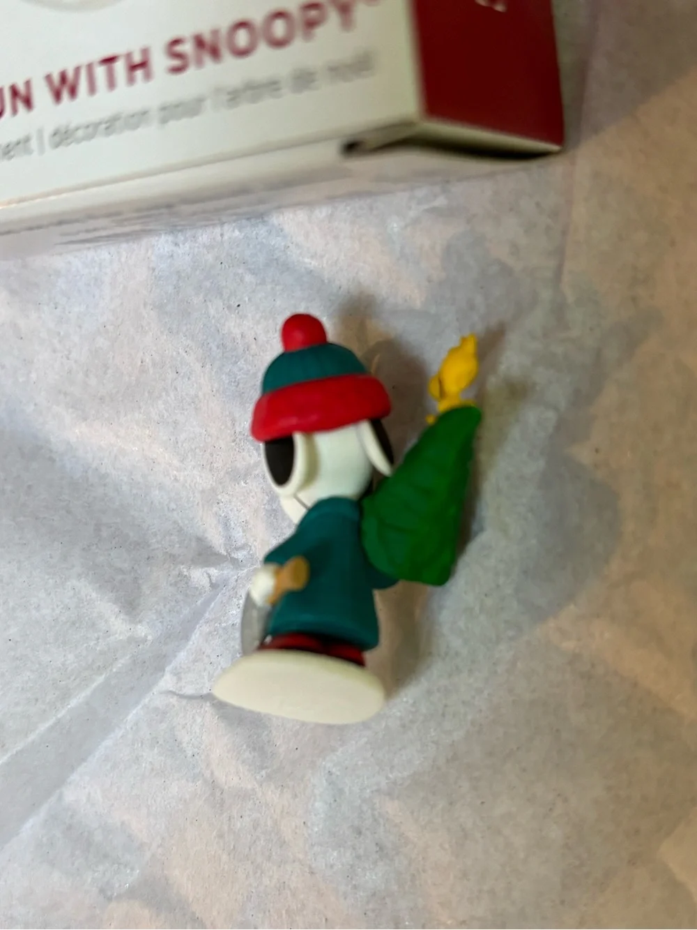 Hallmark mini snoopy Christmas ornament holiday